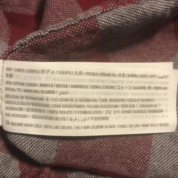 HOLLISTER MEN’S FLANNEL BUTTON DOWN PLAID SHIRT - Picture 6 of 7